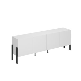 Szafka RTV Jukon 2497ND25 - Biały Super Mat