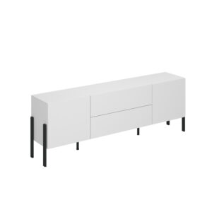 Szafka RTV Jukon 2497ND40 - Biały Super Mat