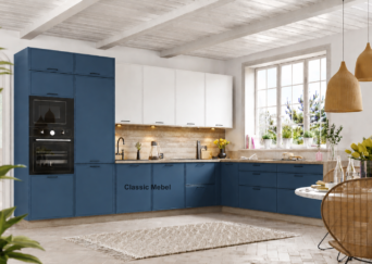 Meble Kuchenne KamMono F8 Granat + Porcelana 370 cm x 250 cm