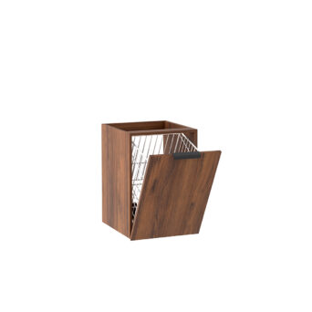 Szafka Wisząca - Bieliźniarka Pod Umywalkę Luna 40 cm - Orzech Warmia