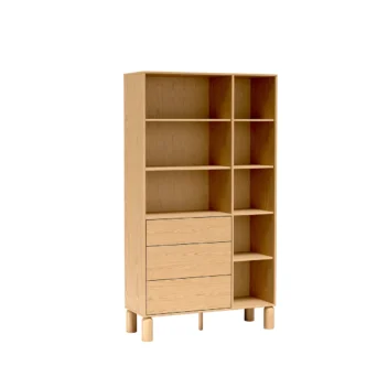 Regał Sanden SN-8 - Dąb Bookmatch