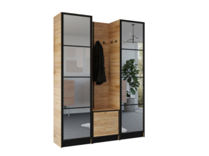 Garderoba Eden Plus 12 - Dąb Craft Złoty