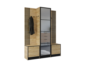 Garderoba Eden Plus 16 - Dąb Craft Złoty